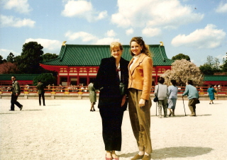 Heather and Mom in Japan